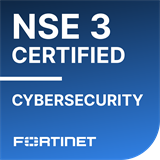 Fortinet NSE 3 Certified badge